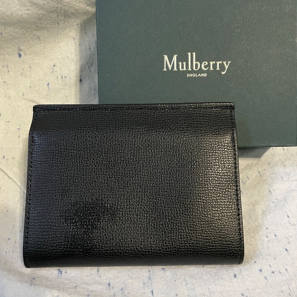 Mulberry Black Amberley Medium Wallet - Picture 9 of 9
